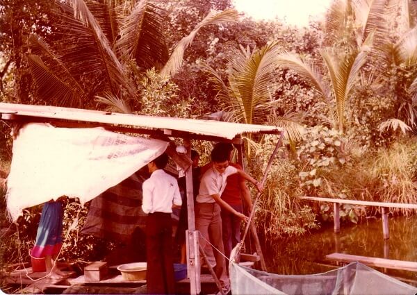 1985 At Old Choa Chu Kang Road Behind the Cemetry Rearing Goldfish and Frogs